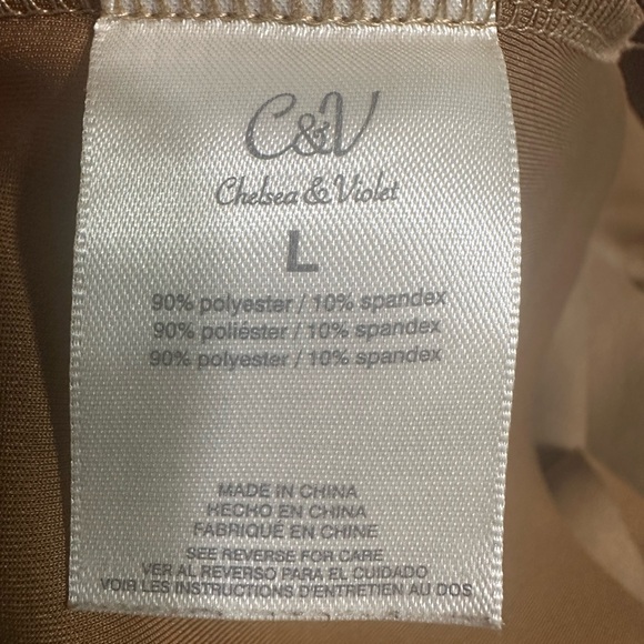 Chelsea & Violet Tan Backless Dress - Picture 7 of 7